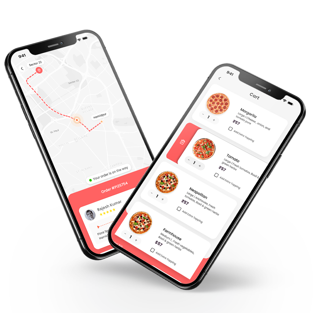 8th section One solution to Pizza app development