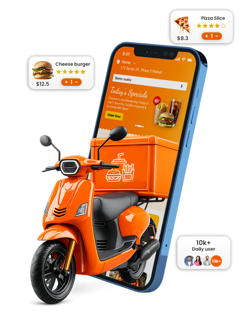 food delivery website FAQ image 1