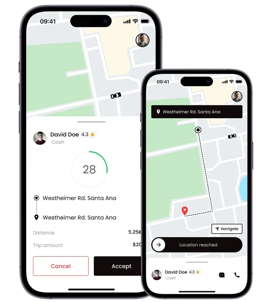 Driver app