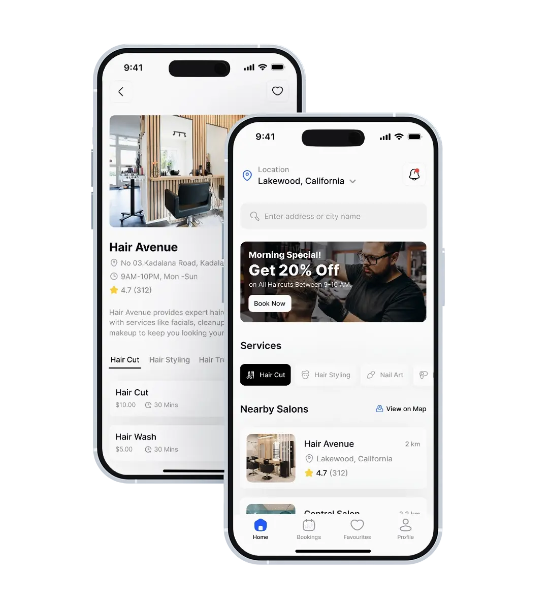 Customer Module saloon