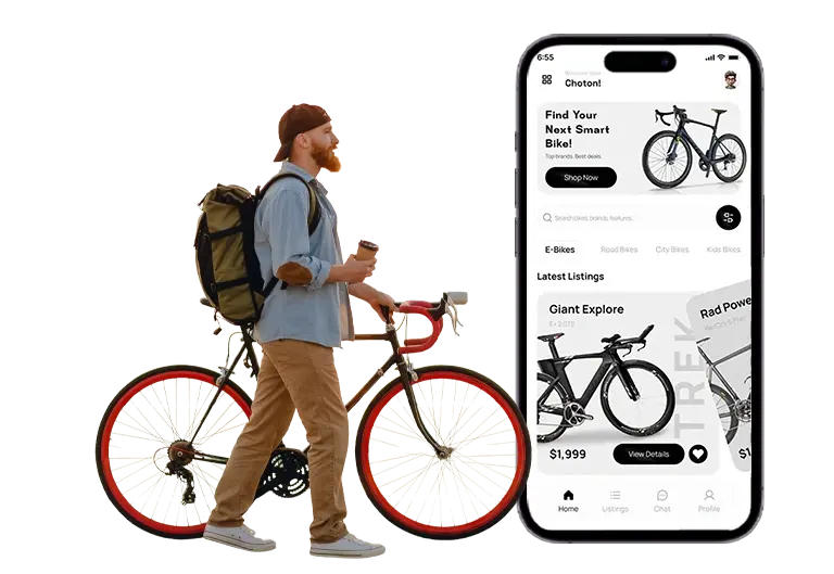 bicycle rental banner