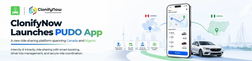 ClonifyNow Launches PUDO App