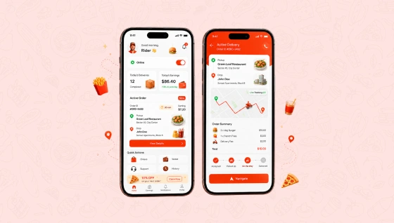 Delivery partner app Features