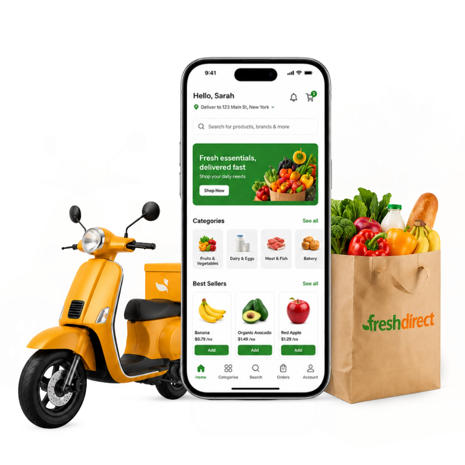 FreshDirect Clone App Development for Growing Businesses