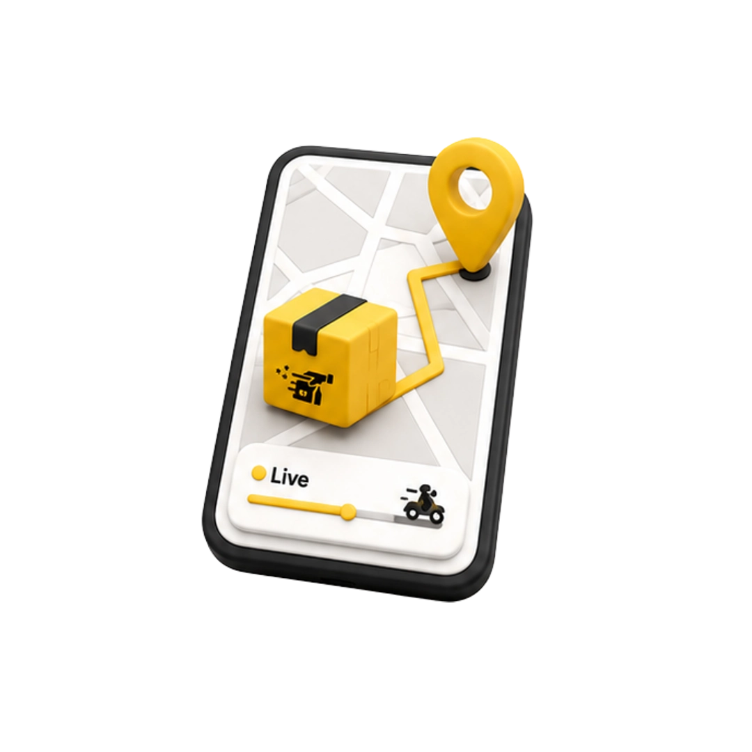Postmates Clone 20 Live Delivery Visibility