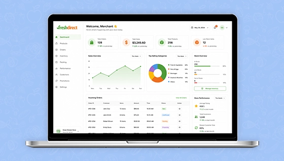Merchant Panel Features