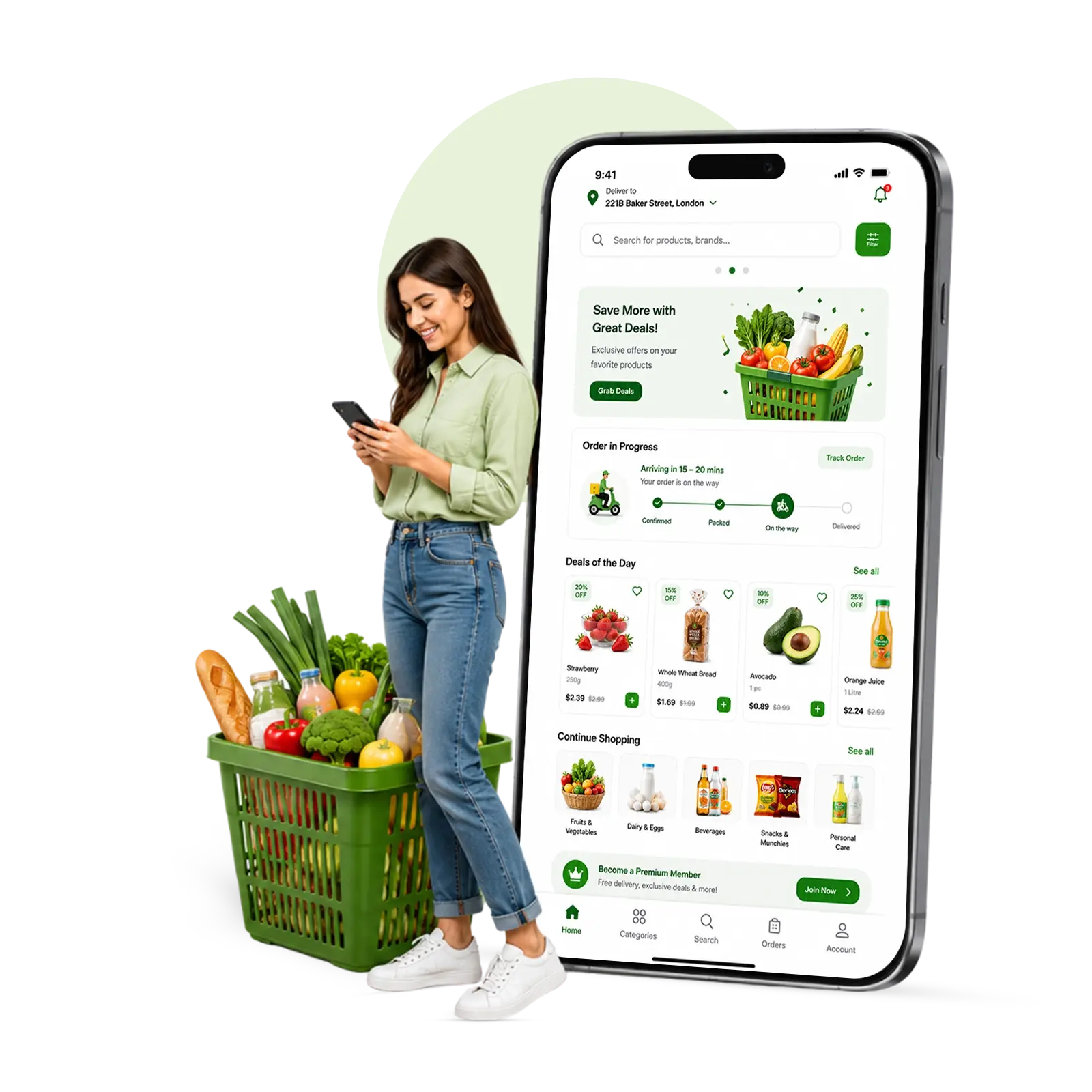 The Best Instacart Clone App – Ready to Launch