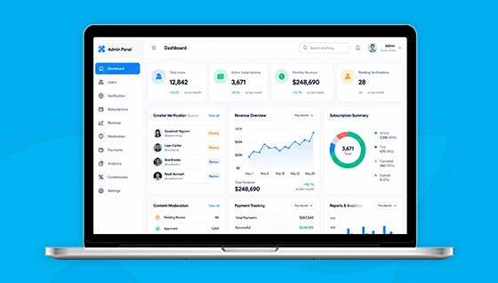 OnlyFans Clone- Admin Panel