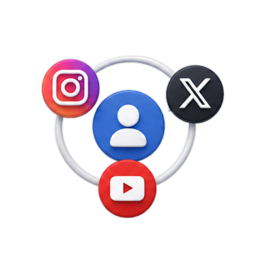 Fansly Clone 21 Social Account Connections
