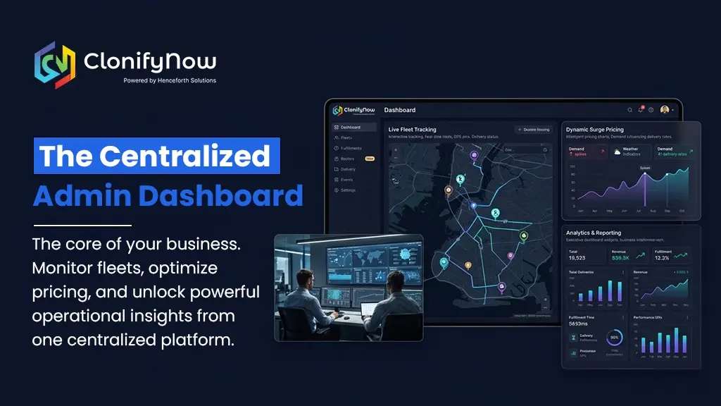 Parcel Pickup and Delivery App Solutions for Modern Logistics Startups 1 The Centralized Admin Dashboard