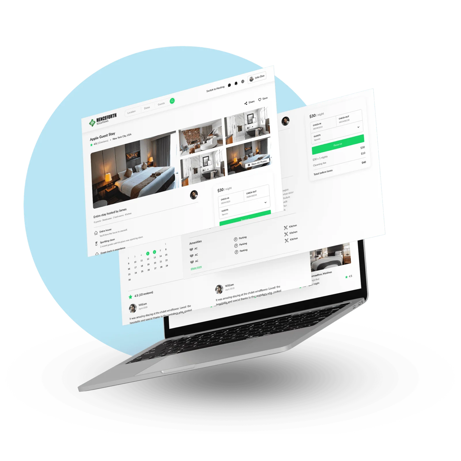 Airbnb Clone Website Development