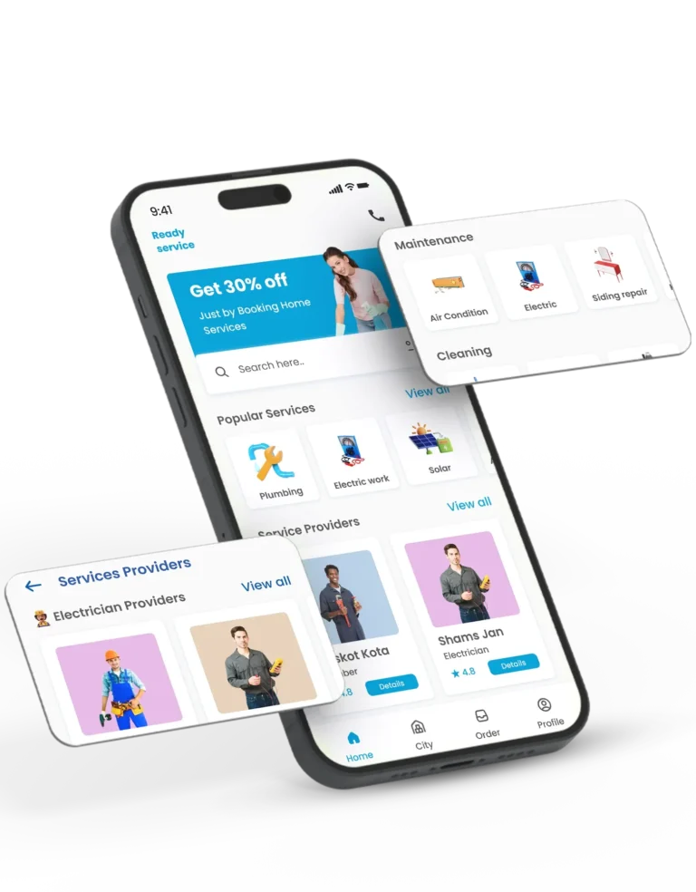 Here Are Some Simple Reasons Why Choose Ready Service App For Your On demand Business.