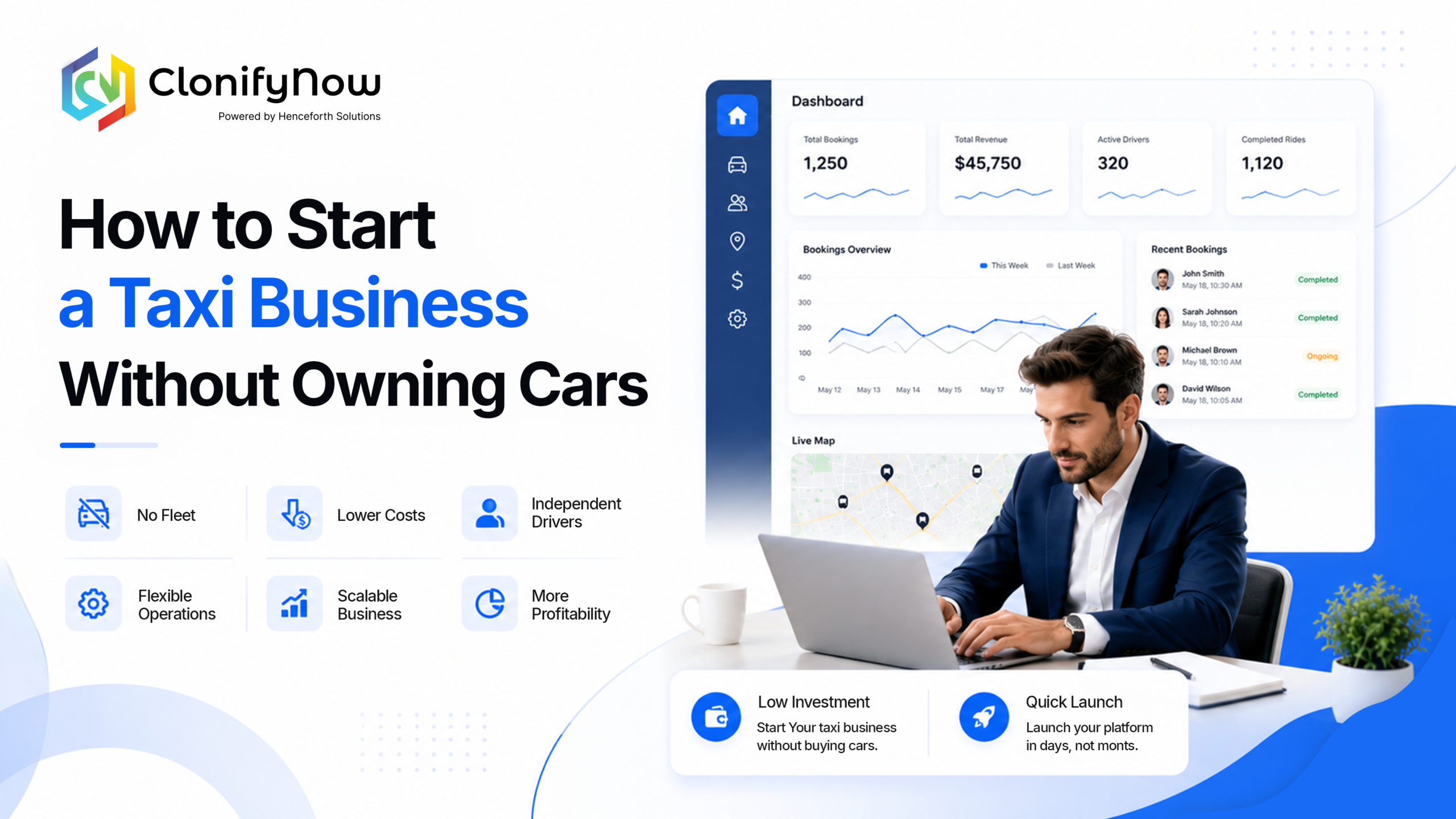 How to Start a Taxi Business Without Owning Cars