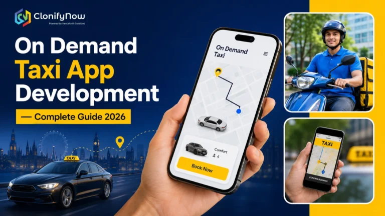 On Demand Taxi App Development — Complete Guide 2026