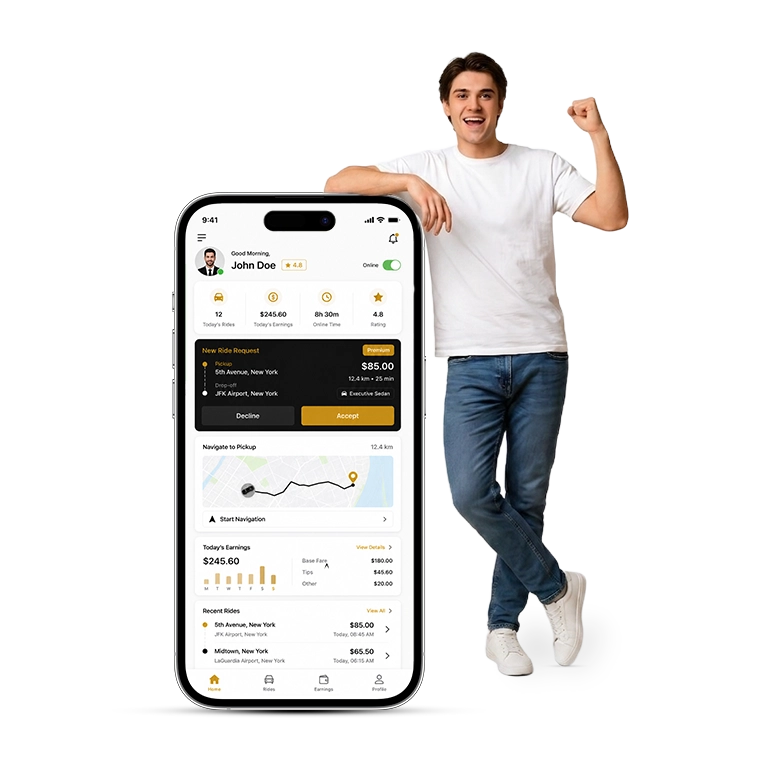 Driver App Features